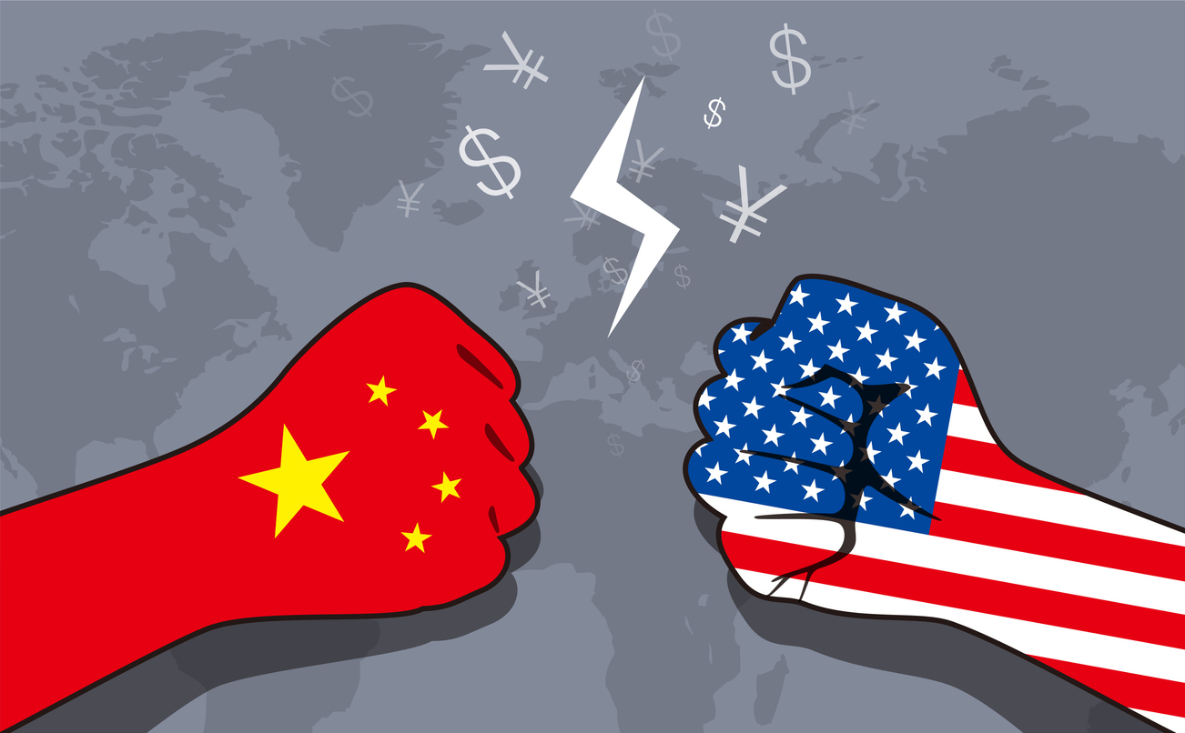 Conflict between US and China, business war
